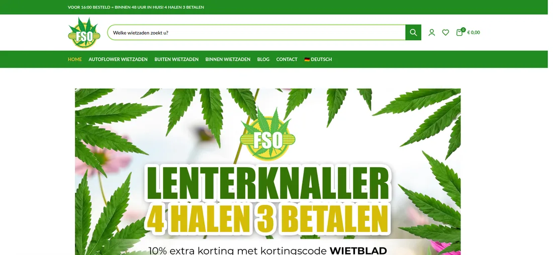 FreeSeedsOnline.com — webshop